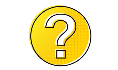 Question mark icon. Help symbol. FAQ sign vector illustration. Box chat