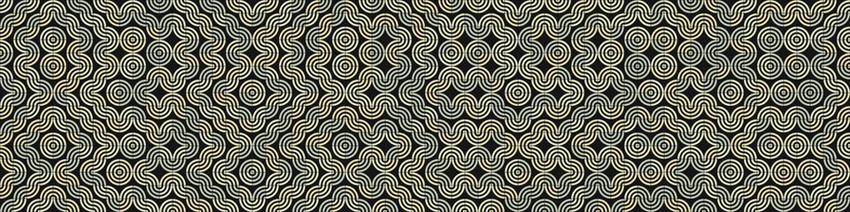 Fototapeta premium Abstract Geometric Pattern generative computational art illustration