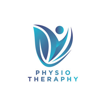 physio therapy logo illustration