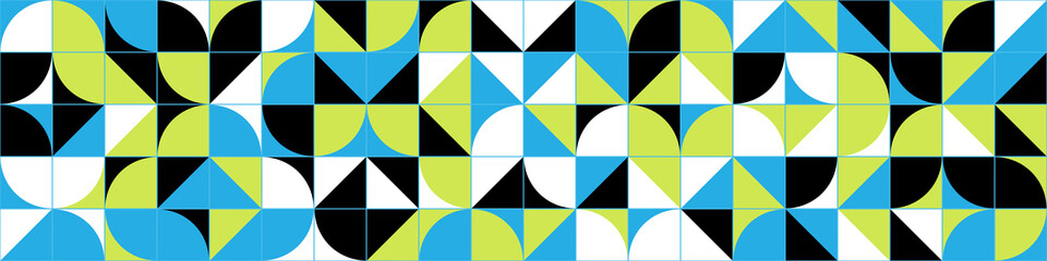 Abstract Geometric Pattern generative computational art illustration