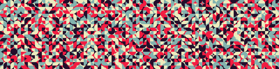 Abstract Geometric Pattern generative computational art illustration