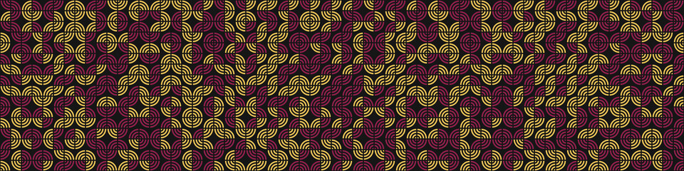 Abstract Geometric Pattern generative computational art illustration