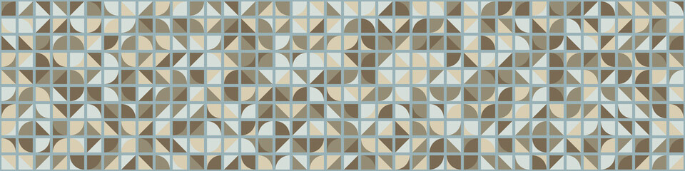 Abstract Geometric Pattern generative computational art illustration