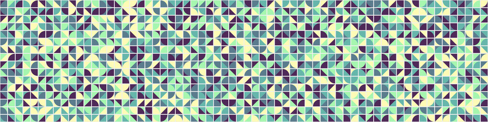 Obraz premium Abstract Geometric Pattern generative computational art illustration
