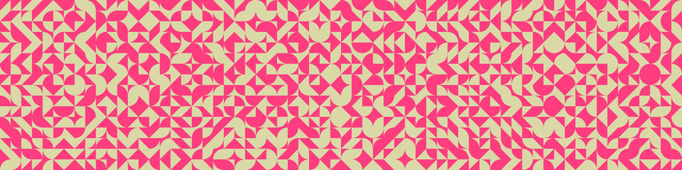 Abstract Geometric Pattern generative computational art illustration