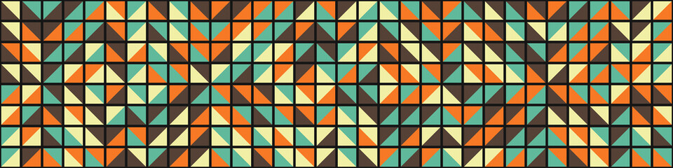 Abstract Geometric Pattern generative computational art illustration