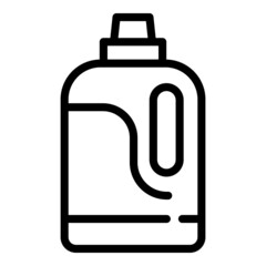Cleaner bottle icon. Outline cleaner bottle vector icon for web design isolated on white background
