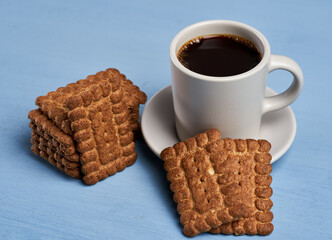 Obraz na płótnie Canvas Coffee and biscuits