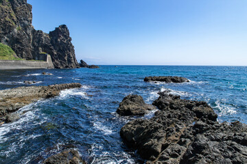 北海道　積丹半島の夏の風景