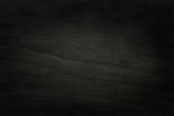 Black wooden plank wall background, texture of dark bark wood with old natural pattern for design art work, top view of grain timber.