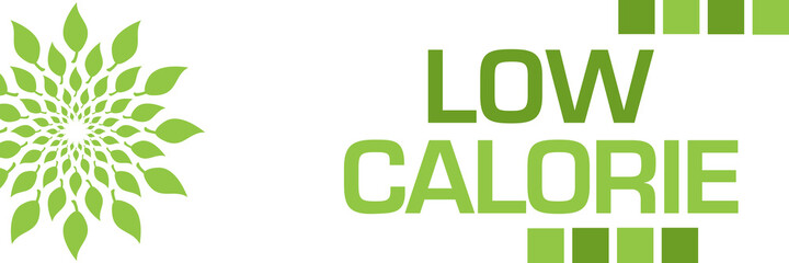 Low Calorie Green Leaves Circular Horizontal 