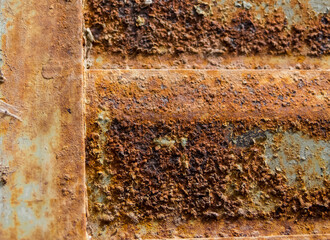 Details of rusty windowsill