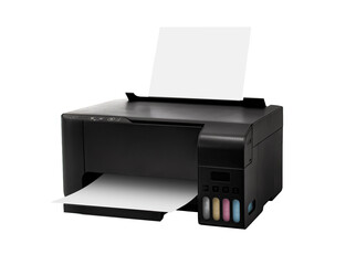 printer isolated on white background