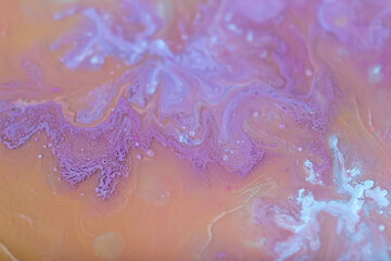 Abstract pattern of liquid mixed oil paints.