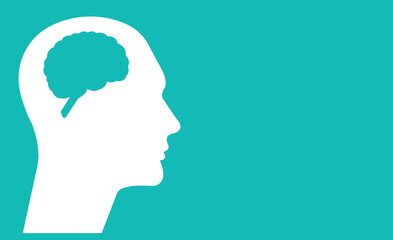 Mental health treatment concept. Specialist doctor Psychology therapy concept. Social print for banner, poster or media.Vectorel design Eps 10