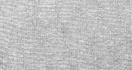 Vector fabric texture. Distressed texture of weaving fabric. Grunge background. Abstract halftone vector illustration. Overlay to create interesting effect and depth. Black isolated on white. EPS10.