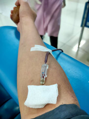 doctor examining patient