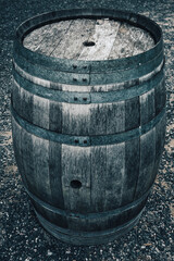 Fototapeta premium old wooden barrel
