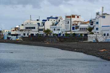 Agaete beach in the north of Gran Canaria