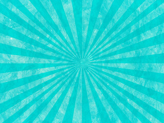 Turquoise blue watercolor background with windmill motif. Best for poster on retro style. 