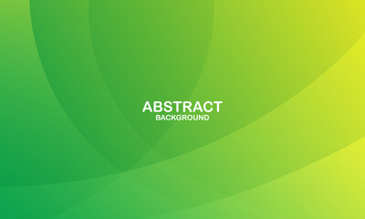 Minimal geometric background. Green elements with fluid gradient. Dynamic shapes composition. Eps10 vector