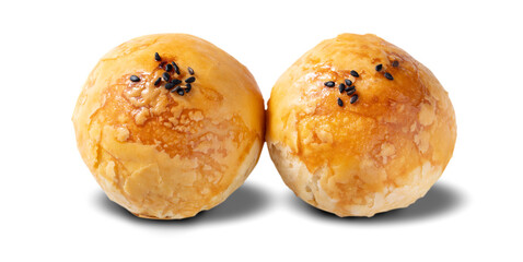 Moon cake yolk pastry for Mid-Autumn Festival holiday.