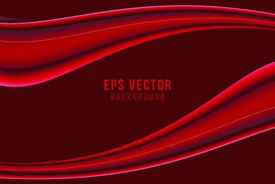 Red vector background abstract design for template banner © ekoari025@gmail.com