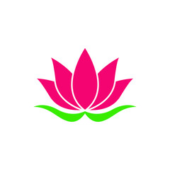lotus logo icon design template vector