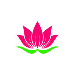 lotus logo icon design template vector
