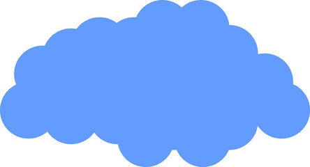 Cloud icon, vector illustration on white backgound