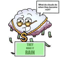What Do Clouds Do When They Become Rich 