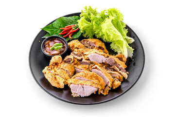Fried pork with fish sauce