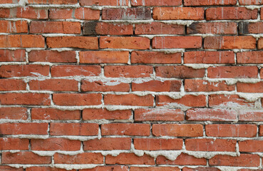 Vintage brown brick wall. Natural art background. 