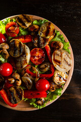 Grilled vegetables 