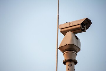 Obraz premium Border protect video system. video, infrared and thermal camera