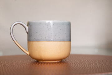 cup of coffee on the table