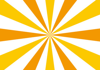 集中線　背景　オレンジ