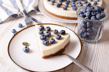 cheesecake with  blueberry