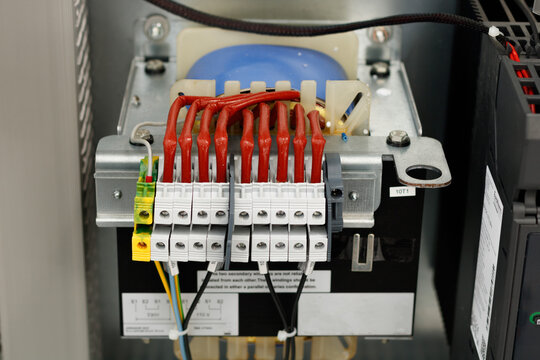 Electrical transformer input output terminal blocks