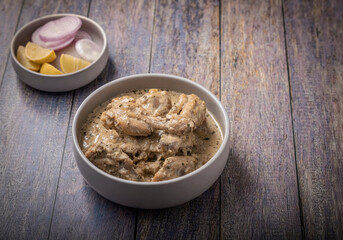cream chicken with a thick white sauce full of cream