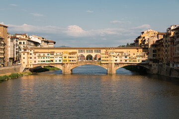 Fototapeta na wymiar Old bridge in Florence, Italy
