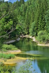 Erlaus-Stausee in Steiermark, &Ouml;sterreich
