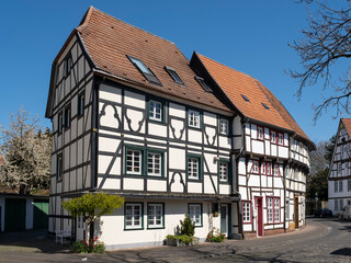 Fachwerkhäuser in der Altstadt, Soest, Westfalen, Nordrhein-Westfalen, Deutschland, Europa