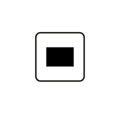 square geometric icon, square geometric symbol