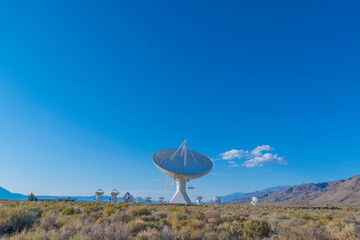 Satellite Deep Space Radar Dish Observatory on Public Land