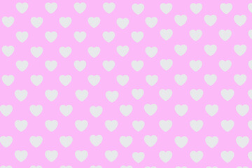 
pink background with white hearts
