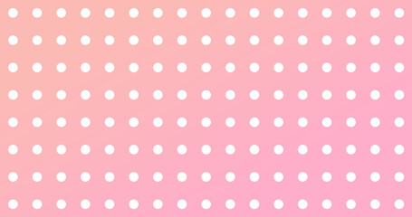 papier peint rose a points