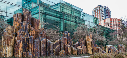 Rockery And Green Windows