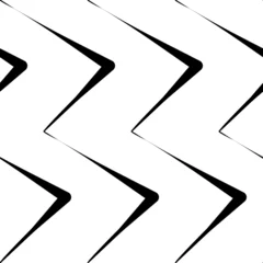 Keuken foto achterwand Schilder en tekenlijnen Diagonaal zigzag lijnen naadloos patroon. Hoekige gekartelde strepen ornament. Lineair golvenmotief. Curven afdrukken. Gestreepte achtergrond. Gekanteld onderbroken lijn vormt behang. Schuine golvende streep figuren. Vector