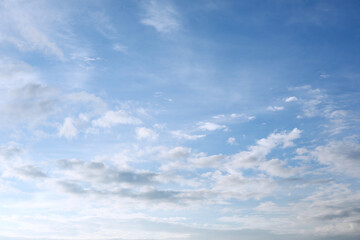 Naklejka na ściany i meble blue sky with clouds, clouds in the sky 